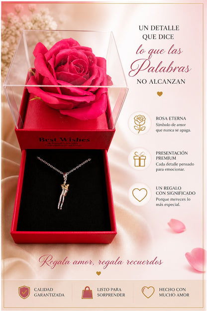 Collar Abrazo Eterno - Mamá e Hijo -✨🎁 El Regalo Perfecto para Mamá que Dura Toda la Vida💝🌹